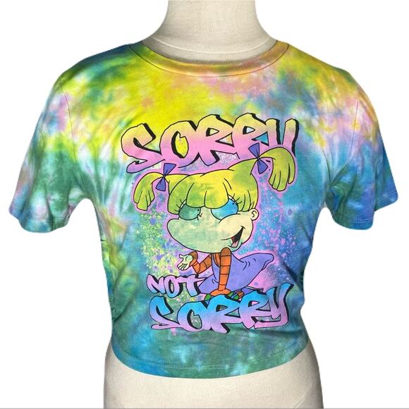 NICKELODEON The Rugrats: Angelica  "Sorry, Not Sorry," TyeDye Top Girls Size L - Picture 6 of 10